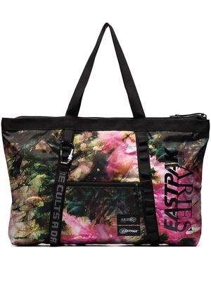 Eastpak x Aries abstract-print tote bag - Pink