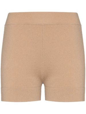 extreme cashmere cashmere knitted shorts - Neutrals