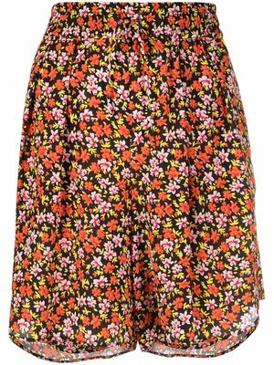 PAUL SMITH drawstring floral-print shorts - Orange