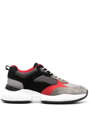 Hogan colour-block low-top sneakers - Black