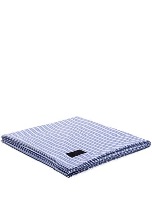 Magniberg Wall Street stripe-pattern double duvet cover - Blue