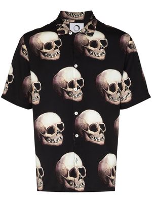Endless Joy skull-print short-sleeve shirt - Black