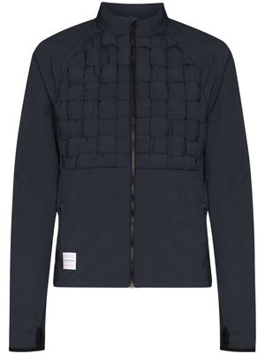 District Vision Sarantos Zonal woven-panel track jacket - Blue