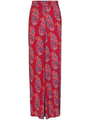 BOTEH Philomena wide-leg trousers - Red
