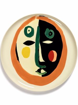 Serax x Feast Face 1 serving plate - Multicolour