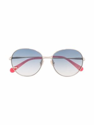 Chloé Kids round metal frame sunglasses - Gold