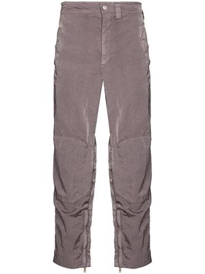 Jil Sander slim-fit panelled trousers - Grey