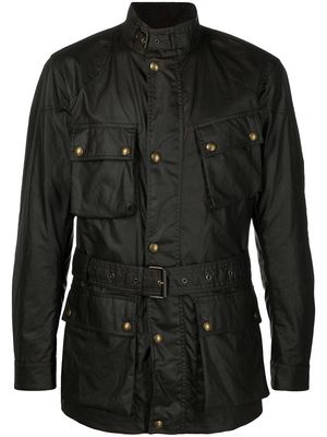 Belstaff waxed belted jacket - Green