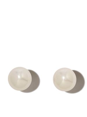 Hatton Labs Pearl stud earrings - Silver