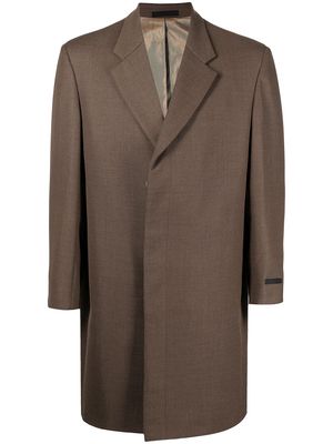 Fear Of God single-breasted tailored wool coat - Brown