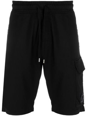 C.P. Company multi-pocket drawstring waist shorts - Black