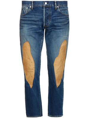 visvim Social Sculpture 10 Damaged-23 jeans - Blue