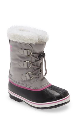 SOREL Yoot Pac Waterproof Snow Boot in Chrome Grey/Black