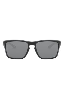 Oakley Sylas 57mm Rectangle Sunglasses in Matte Black