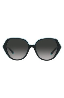 Tiffany & Co. 55mm Geometric Sunglasses in Blue Crystal