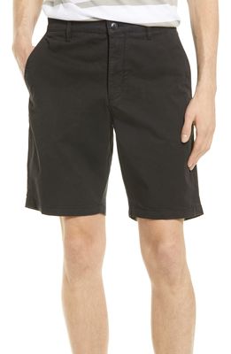 NN07 Crown Cotton Blend Shorts in Black
