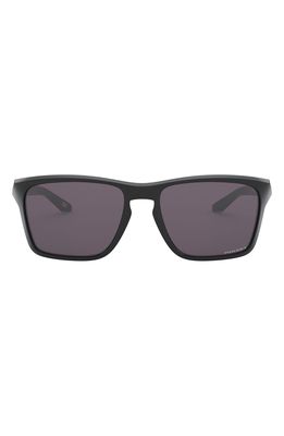 Oakley Sylas 57mm Rectangle Sunglasses in Black