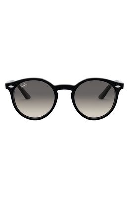 Ray-Ban Junior 44mm Round Sunglasses in Black