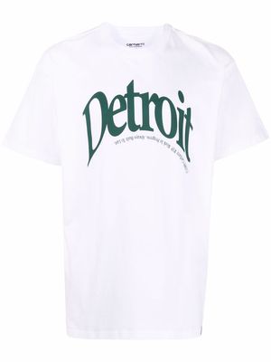 Carhartt WIP logo-print organic-cotton T-Shirt - White