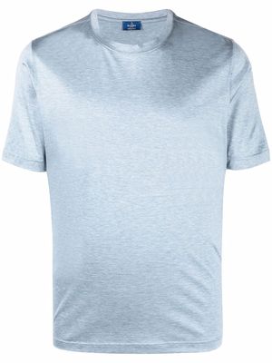 Barba short-sleeve cotton T-shirt - Blue