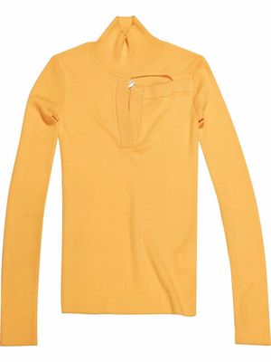 Christopher Kane cut-out jumper - Yellow