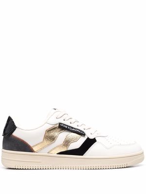 Just Cavalli panelled low-top sneakers - White