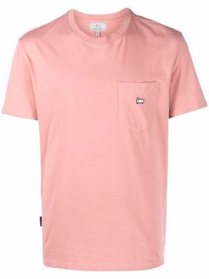 Woolrich pocket organic-cotton T-Shirt - Pink