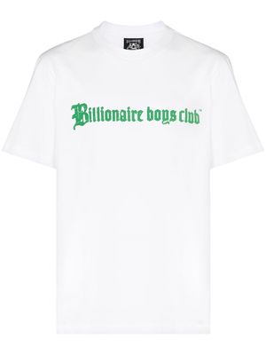 Billionaire Boys Club Old English logo-print T-shirt - White