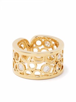 Courbet 18kt recycled yellow gold CO laboratory-grown diamonds ring