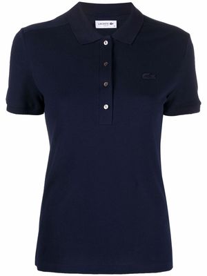 Lacoste chest logo-patch polo top - Blue