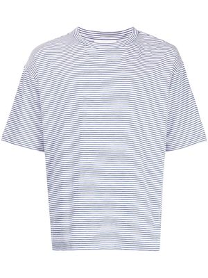 YMC triple mini-stripe T-shirt - White
