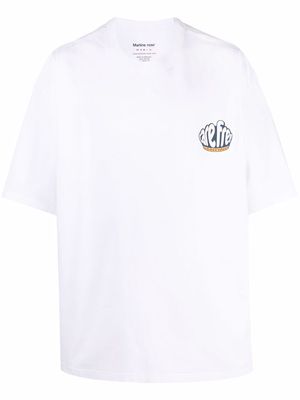 Martine Rose graphic-patch short-sleeve T-shirt - White