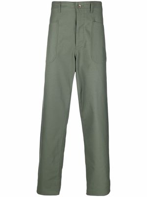 Engineered Garments drop-crotch utility trousers - Green