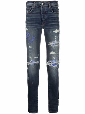 AMIRI ripped skinny jeans - Blue