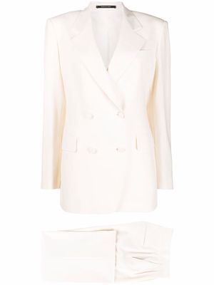 Tagliatore double-breasted tailored suit - Neutrals