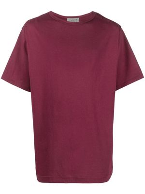 Yohji Yamamoto short-sleeve cotton T-shirt - Purple