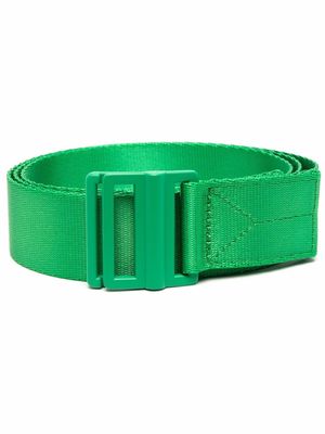 Y-3 logo-buckle strap belt - Green