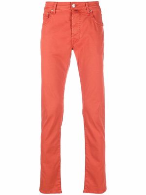 Jacob Cohen straight leg trousers - Orange