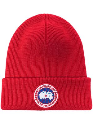 Canada Goose Arctic ribbed-knit beanie - Red