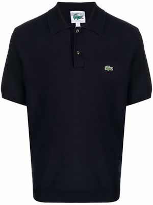 Lacoste chest logo-patch polo shirt - Blue