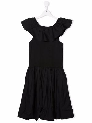 Molo ruffled-collar dress - Black