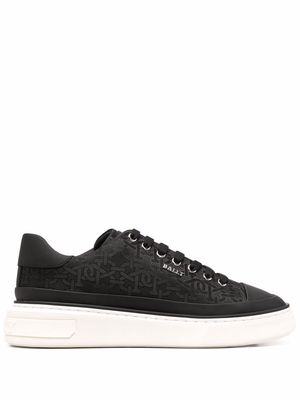 Bally low-top leather sneakers - Black