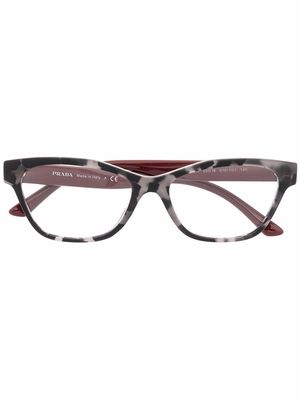 Prada Eyewear wayfarer-frame glasses - Black