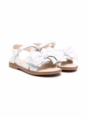 Florens bow-detail sandals - White