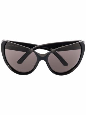 Balenciaga Eyewear Xpander butterfly-frame sunglasses - Black