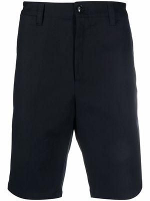 Emporio Armani straight-leg chino shorts - Blue