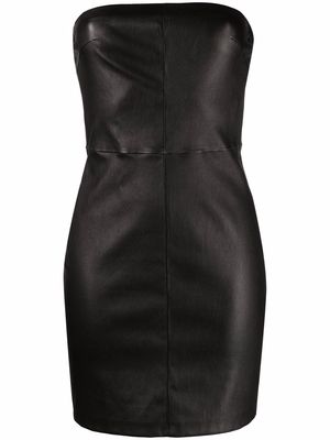 Desa 1972 strapless fitted mini dress - Black