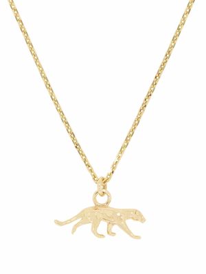 Metier by Tom Foolery 9kt yellow gold cheetah pendant necklace