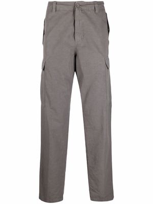 ASPESI pressed-crease multi-pocket cargo trousers - Grey