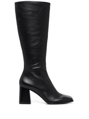 Reformation knee-length heel boots - Black